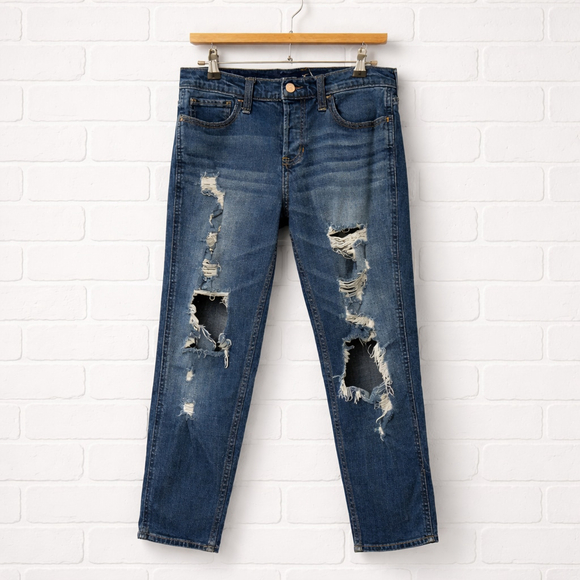 Distressed Grunge Wild Fable Blue Jean Size 4/27R.  0097 - Picture 2 of 9